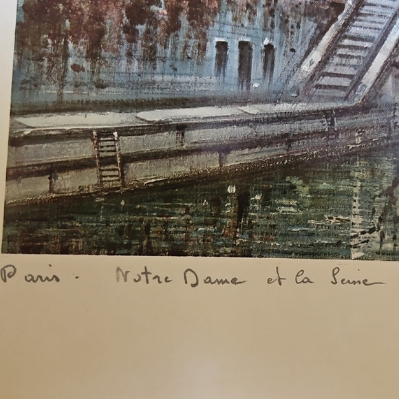 Notre Dame at La Seine Art Print - Picture 2 of 5